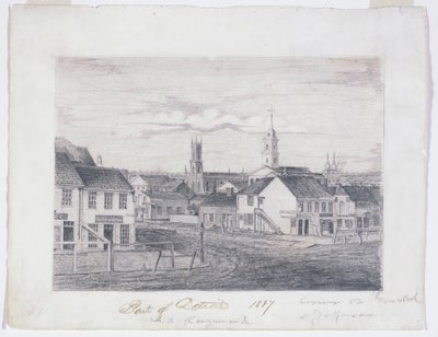 Part of Detroit in 1837 by William Asa Raymond